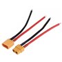 Cabo Alimentação Xt60 P/ Bateria 14Awg 88A 10Cm