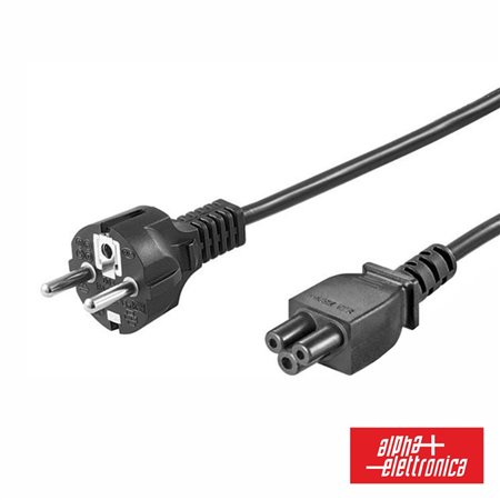 Cabo Alimentação Schuko Macho / Iec C5 Fêmea 1.5M