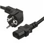 Cabo Alimentação Schuko Macho 3P / Iec C13 Fêmea 10M Preto