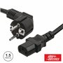 Cabo Alimentação Schuko Macho 3P / Iec C13 Fêmea 1.5M Preto