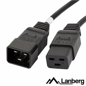 Cabo Alimentação Iec C20 Macho / C19 Fêmea 1.8M Lanberg