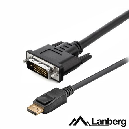 Cabo Displayport Macho / Dvi-D Macho Lanberg