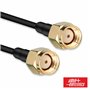 Cabo De Antena Sma Macho - Sma Macho 5M Preto