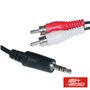 Cabo Jack 3.5Mm Macho St / 2-Rca Macho 10M