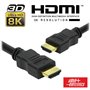 Cabo Hdmi Dourado Macho / Macho 2.2 8K Preto 3M Alpha