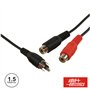 Cabo Rca Macho / 2Rca Fêmea 1.5M
