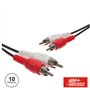 Cabo 2-Rca Macho / 2-Rca Macho Pvc 10M