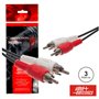 Cabo 2-Rca Macho / 2-Rca Macho 3M Pvc Polybag
