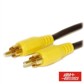 Cabo Rca Vídeo Macho / Rca Vídeo Macho Dourado 5M Alpha