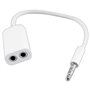 Cabo Adaptador Jack 3.5Mm Macho 4P / 2 Jack 3.5Mm Fêmea