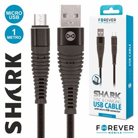 Cabo Usb-A 2.0 Macho / Micro Usb-B Macho Shark 1M Forever