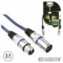 Cabo Dmx Xlr 3P Macho / Xlr 3P Fêmea 2.5M Hq Power