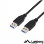Cabo Usb-A 3.0 Macho / Usb-A Macho 0.5M Lanberg