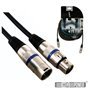 Cabo Xlr 3P Macho / Xlr 3P Fêmea 10M Hq Power