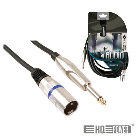 Cabo Xlr 3P Macho / Jack 6.35 Macho 1.5M Mn Hq Power