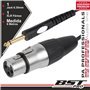 Cabo Xlr 3P Fêmea / Jack 6.35Mm Macho St 6M Bstpro