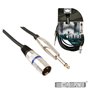 Cabo Xlr 3P Macho / Jack 6.35 Macho 3M Mn Hq Power