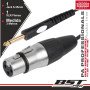 Cabo Xlr 3P Fêmea / Jack 6.35Mm Macho St 3M Bstpro