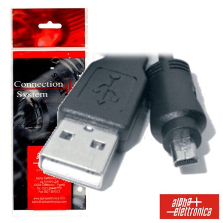 Cabo Usb-A 2.0 Macho / Mini Usb-B 4P Macho 1.8M Polybag