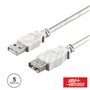Cabo Usb-A 2.0 Macho / Usb-A Fêmea 5M Branco Polybag
