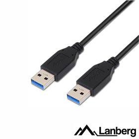 Cabo Usb-A 3.0 Macho / Usb-A Macho 0.5M Lanberg