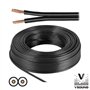 Cabo Coluna 2X0.50Mm Preto Paralelo Vsound