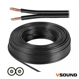 Cabo Coluna 2X4.00Mm Preto Paralelo Vsound
