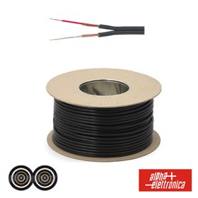 Cabo Eletronica 2 Condutores + 2 Malhas 2X0.08 Dim 2.4X5 Pre
