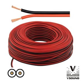 Cabo Coluna 2X2.50Mm Preto/Vermelho Paralelo Vsound