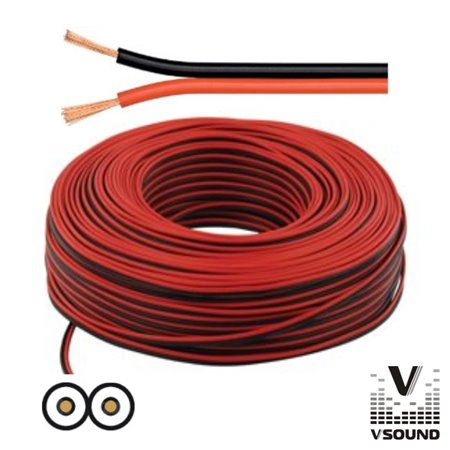 Cabo Coluna 2X1.50Mm Preto/Vermelho Paralelo Vsound