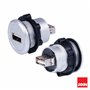 Ficha Adaptadora Usb-A Fêmea / Fêmea Painel Join