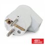 Ficha Schuko Macho C/ Terra Lateral 250V Branco