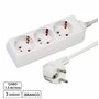 Tomada Elétrica C/ 3 Saídas 1.5M Branco