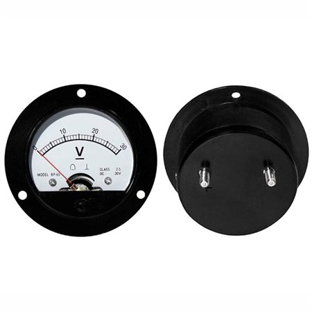 Voltímetro Analógico De Painel 30V Dc
