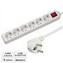 Tomada Elétrica C/ 6 Saídas Interruptor 3M