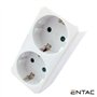 Tomada Elétrica C/ 2 Saídas Branco Entac