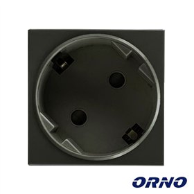 Módulo Schuko 45X45Mm P/ Encastrar Or-Gm-9010/B Orno