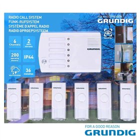 Campainha S/ Fios C/ 6 Canais Ip44
