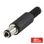 Ficha Alimentação Dc Fêmea C/ Guarda Cabo 6.3-3.1Mm 10Mm