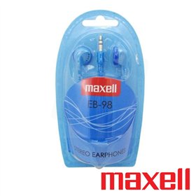 Auscultadores C/ Fios Stereo Azul Maxell