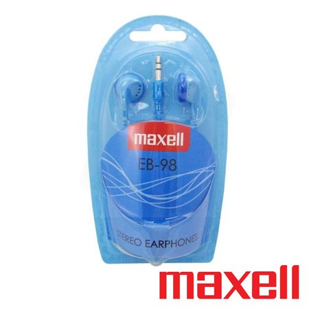 Auscultadores C/ Fios Stereo Azul Maxell