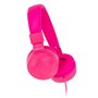 Auscultadores Stereo C/ Fios C/ Micro Rosa