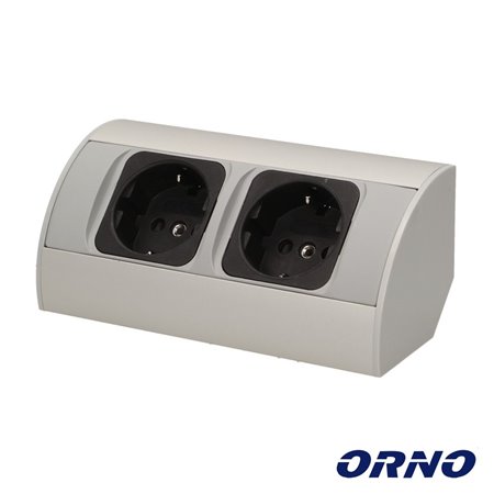 Tomada Elétrica P/ Escritório C/ 2 Saídas Orno