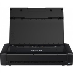 Impressora portátil a jato de tinta colorida Epson wf - 110w força de trabalho a4 - 14ppm - usb - wi-fi - wi-fi direto - adaptad