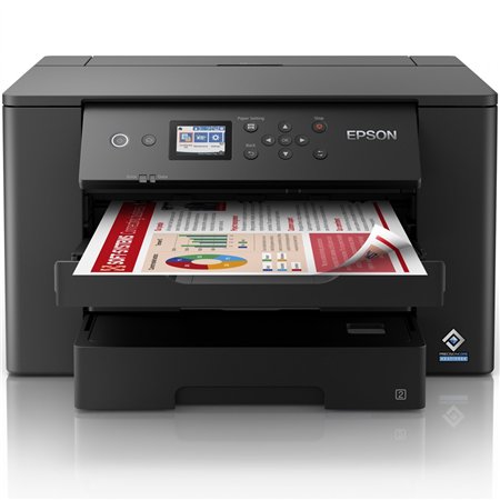Epson impressora jato de tinta colorida wf - 7310dtw a3+ - 25ppm - usb - rede - wi-fi - wi-fi direto - lcd - impressão duplex - 