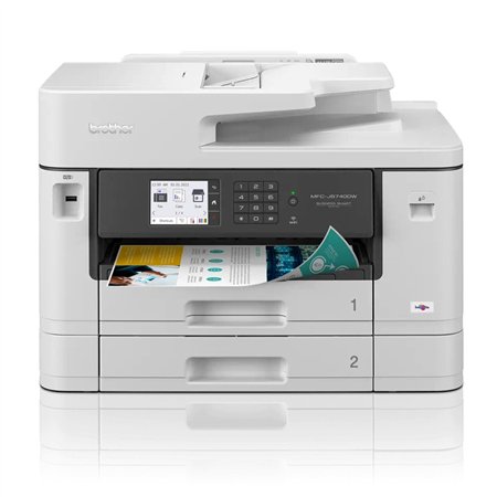 Brother multifuncional injeção colorida mfcj5740dw fax - a3 - 28ppm - 256mb - usb - rede - wi-fi - wi-fi direto - duplex todas a