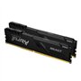 Memória ram ddr4 16gb 2x8gb kingston - 3600mhz - pc4 - 28800 - fury beast - preto - 1.2v