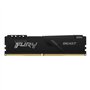 Memória ram ddr4 8gb kingston - 3600mhz - pc4 - 28800 - fury beast - preta