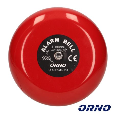 Campainha Industrial Vermelha 230V Orno