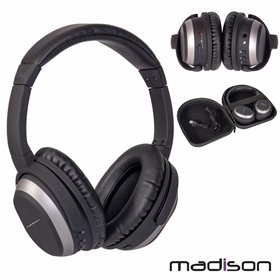 Auscultadores Bluetooth S/ Fios E Cancelamento Ruído Madison